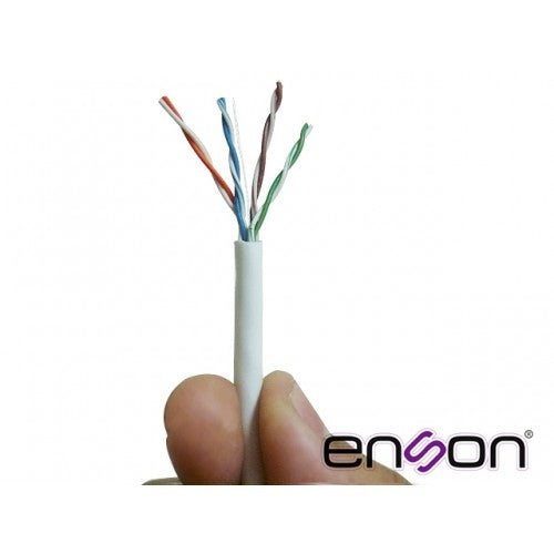 Bobina Enson 12251W305 M Color Blanco Cat5E