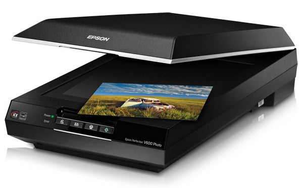 Scanner Epson Perfection V600, 6400 X 9600 Dpi, 48 Bits, Cama Plana, Usb, Unidad De Transparencias, Fotografico