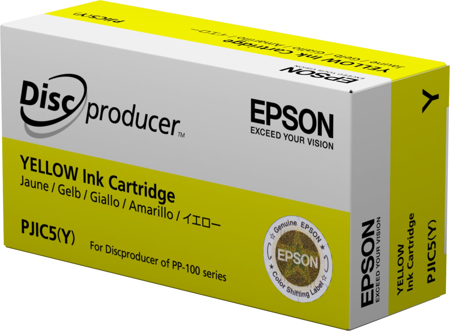 Cartucho Epson C13S020451 Amarillo Inyección De Tinta Caja