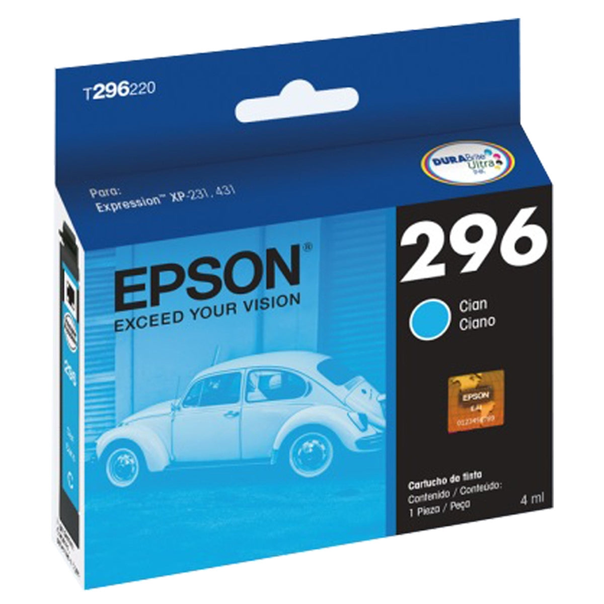 Cartucho Epson T296220-Al Cian Inyección De Tinta Caja