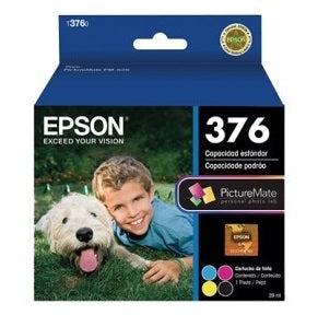 Cartucho Epson C13T376020-Al Negro Cian Magenta Amarillo Ampolla