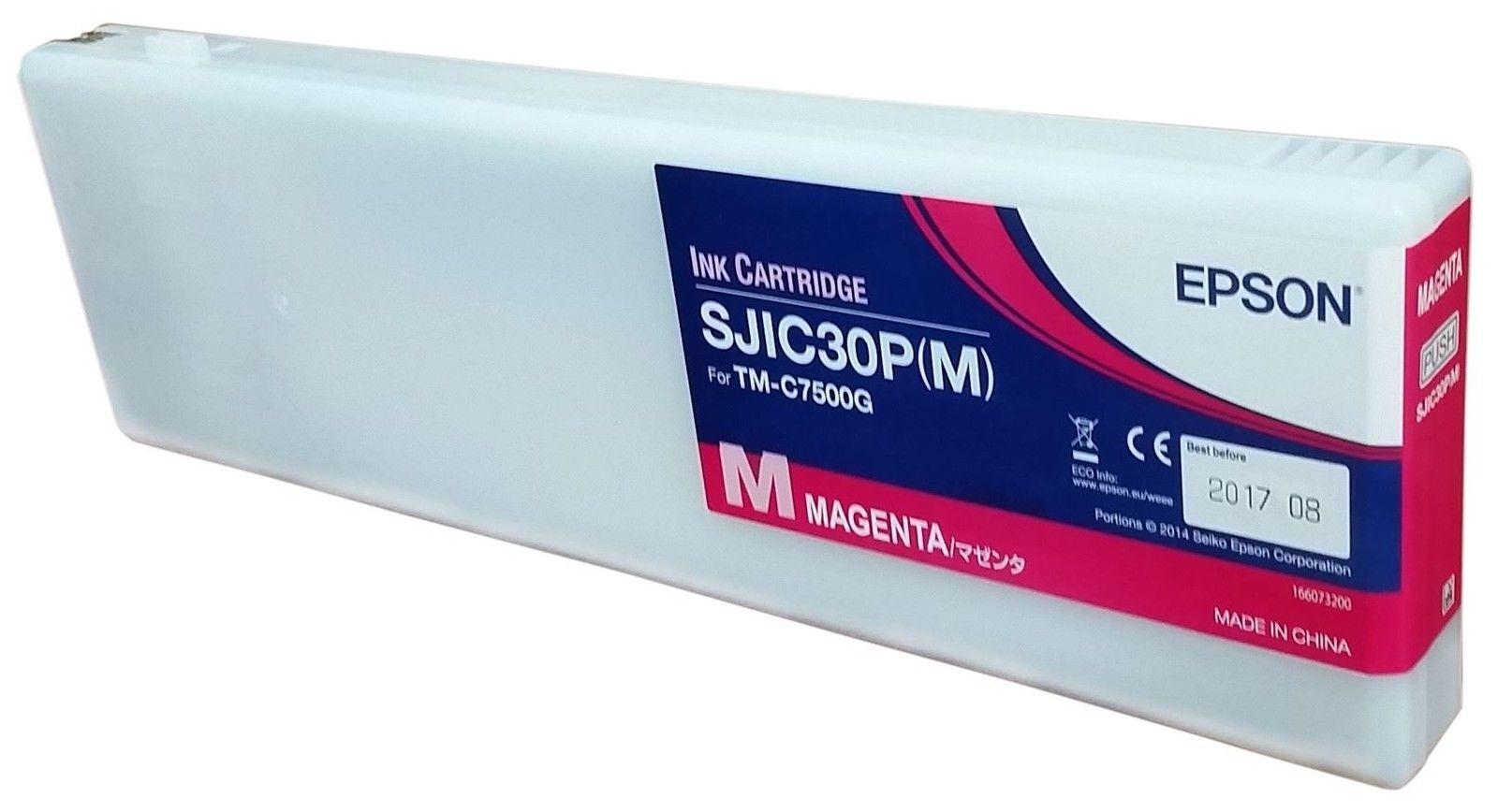 Cartucho Epson Modelo Sjic30P Magenta, Para Tm-7500G