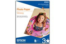 Papel Epson Glossy Photo 20 Hojas Tam Carta 85" X 11" S041141