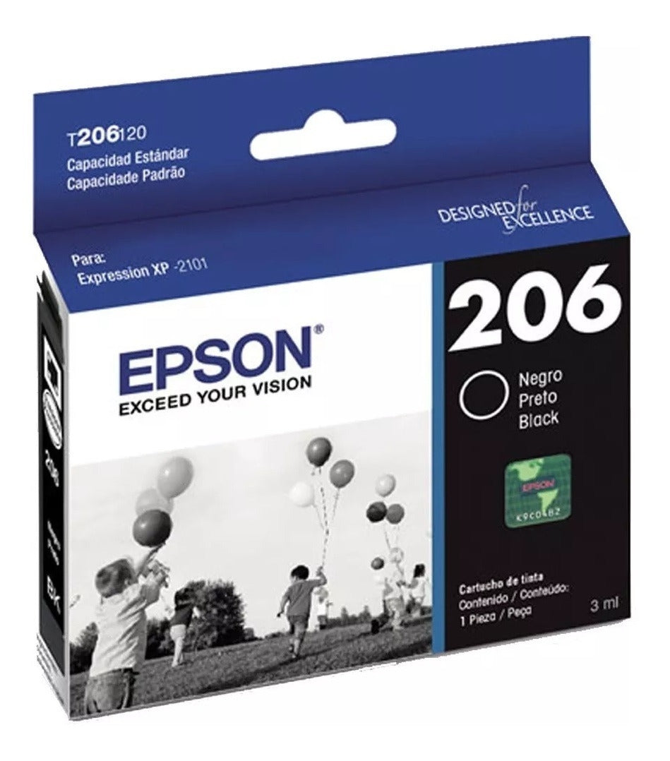 Cartucho Epson T206120-Al Negro