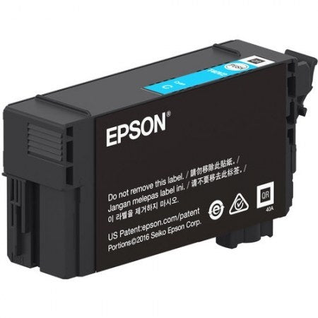 Cartucho Epson Modelo T41W Cian, Para Plotter T5470 (110 Ml)