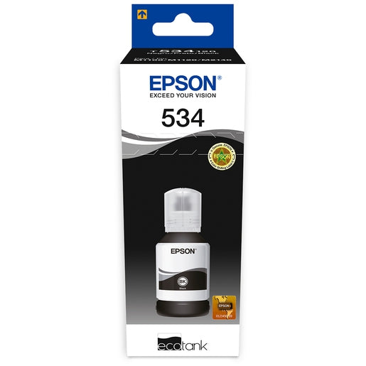 Botella De Tinta Epson T534 Negro