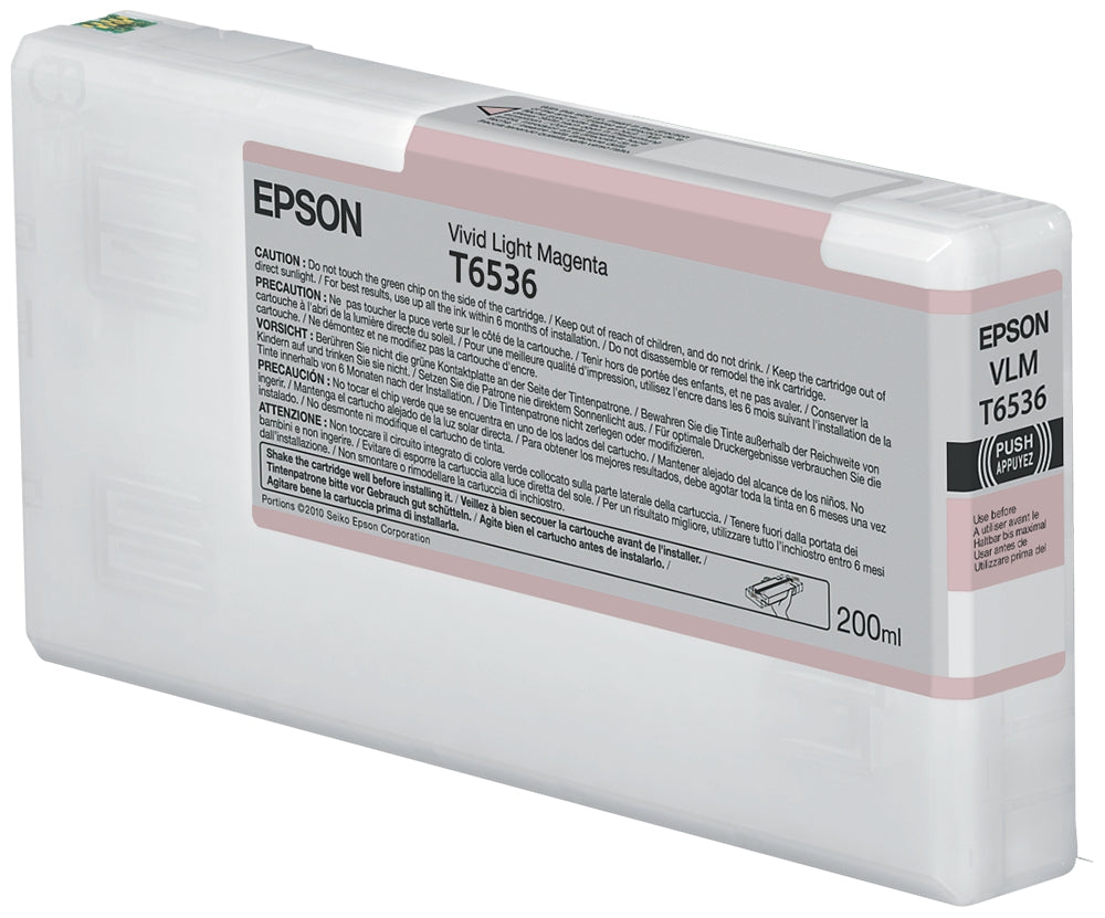 Cartucho Epson T653600 Magenta Inyección De Tinta