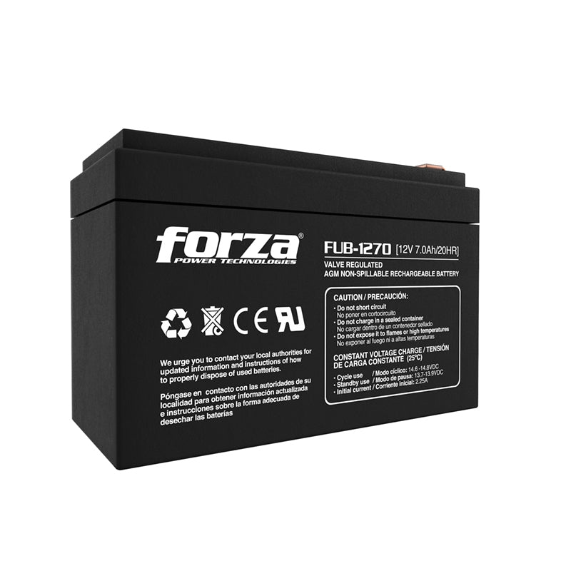 Batería Para No Break Forza Fub-1270 Battery 12V 7Amp