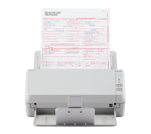 Escaner Fujitsu Sp-1130N, 30 Ppm/60 Ipm, 600 Dpi, 24 Bits, Usb, Duplex, Adf, Ethernet (Red)