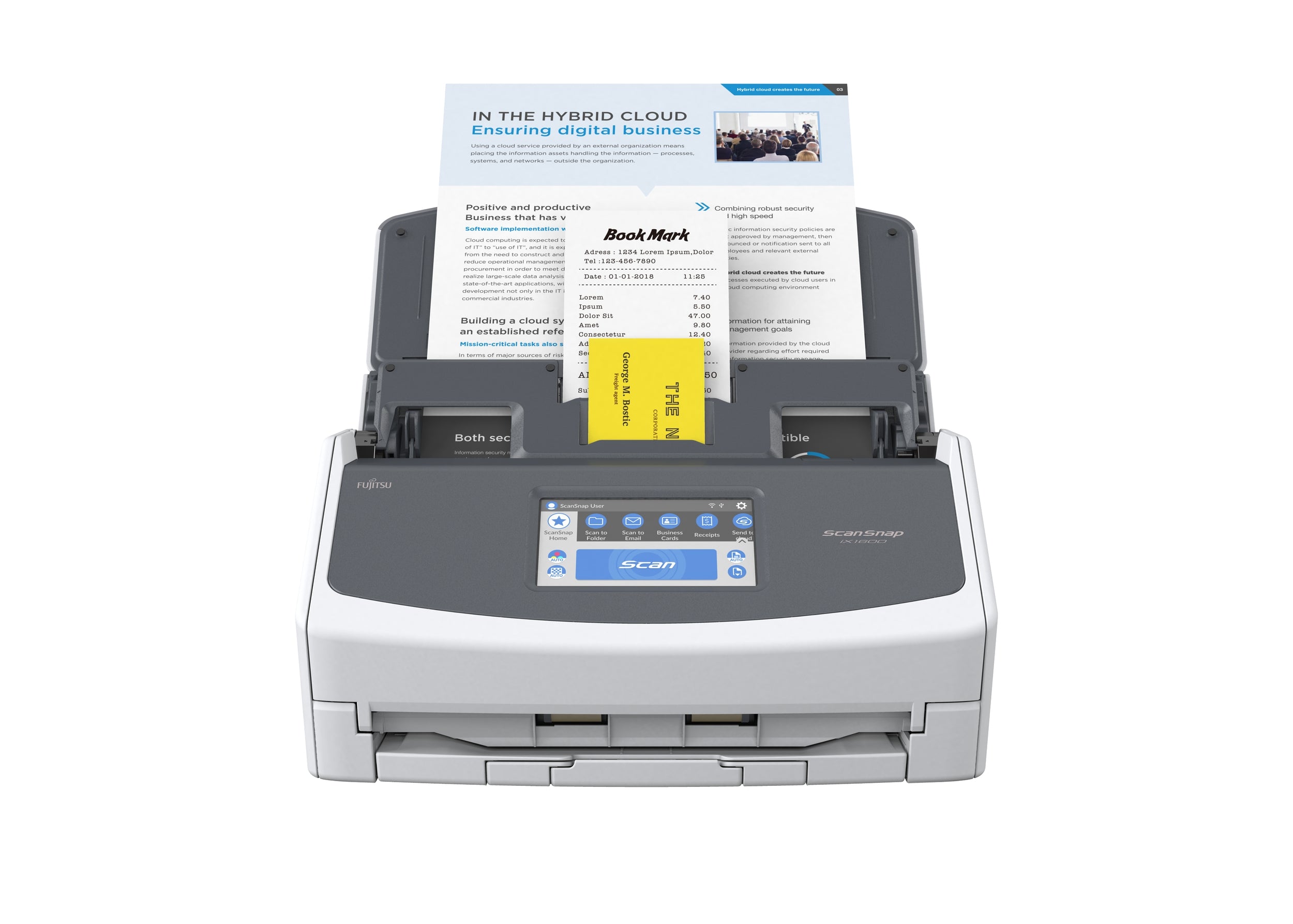 Scanner Fujitsu Ix1600 Adf 40 Ppm