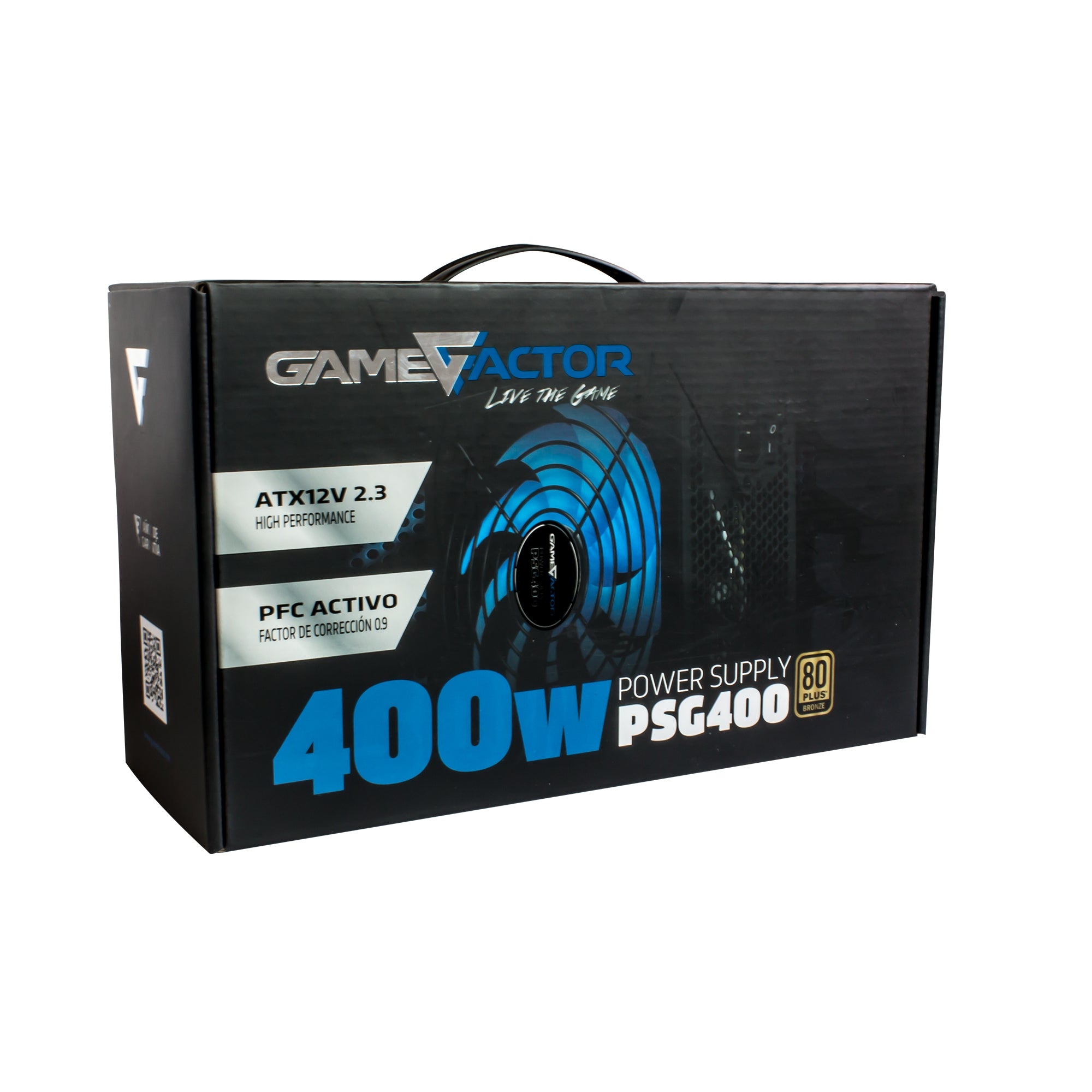 Fuente De Poder Gaming Game Factor Psg400 Negro