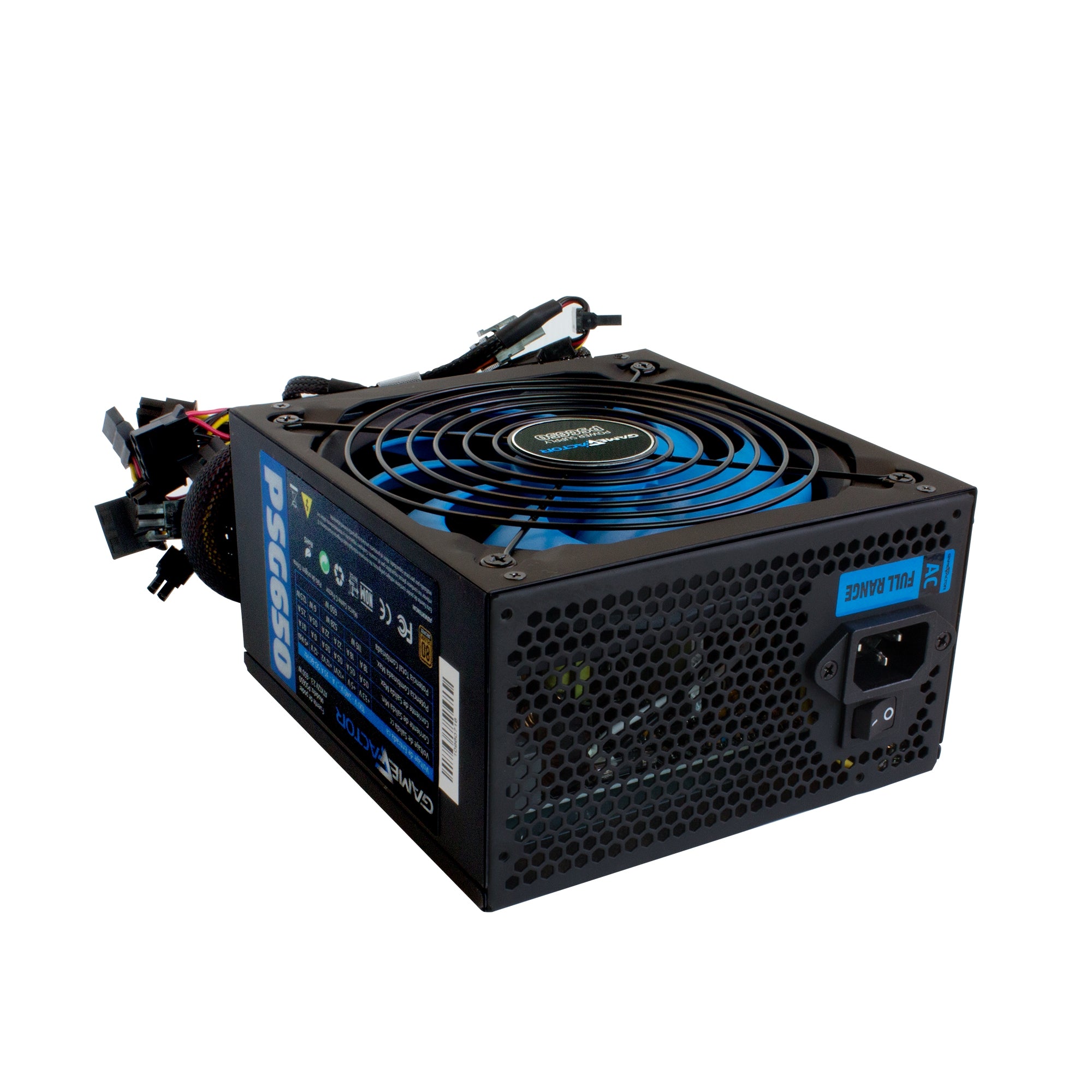 Fuente De Poder Gaming Game Factor Psg-650 Psg650 80Plus Bronze 650Watts Pfc Activo