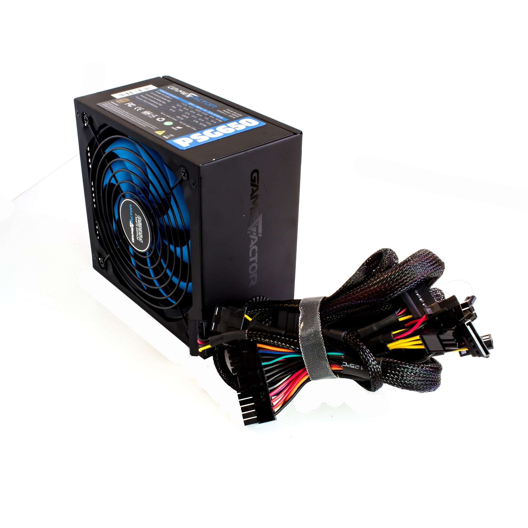 Fuente De Poder Gaming Game Factor Psg-650 Psg650 80Plus Bronze 650Watts Pfc Activo