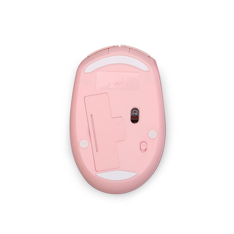 Mouse Wireless Getttech Gac-24404P Colorful Rosa