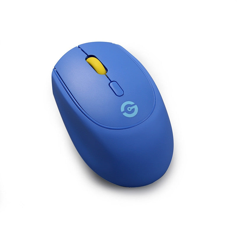 Mouse Wireless Colorful Azul Getttech Gac-24406B