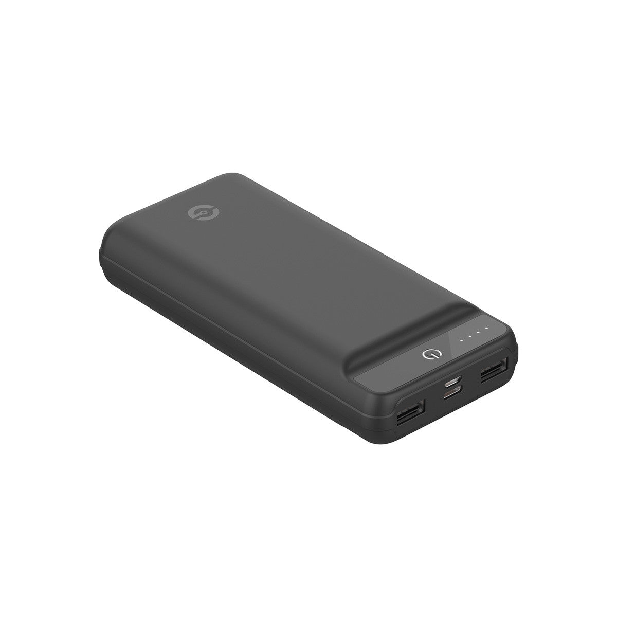 Power Bank Getttech Gcc-16506 Comet 20000Mah 2.4A Ev Mic Usb Y Tipo / Sv Usb. Negra