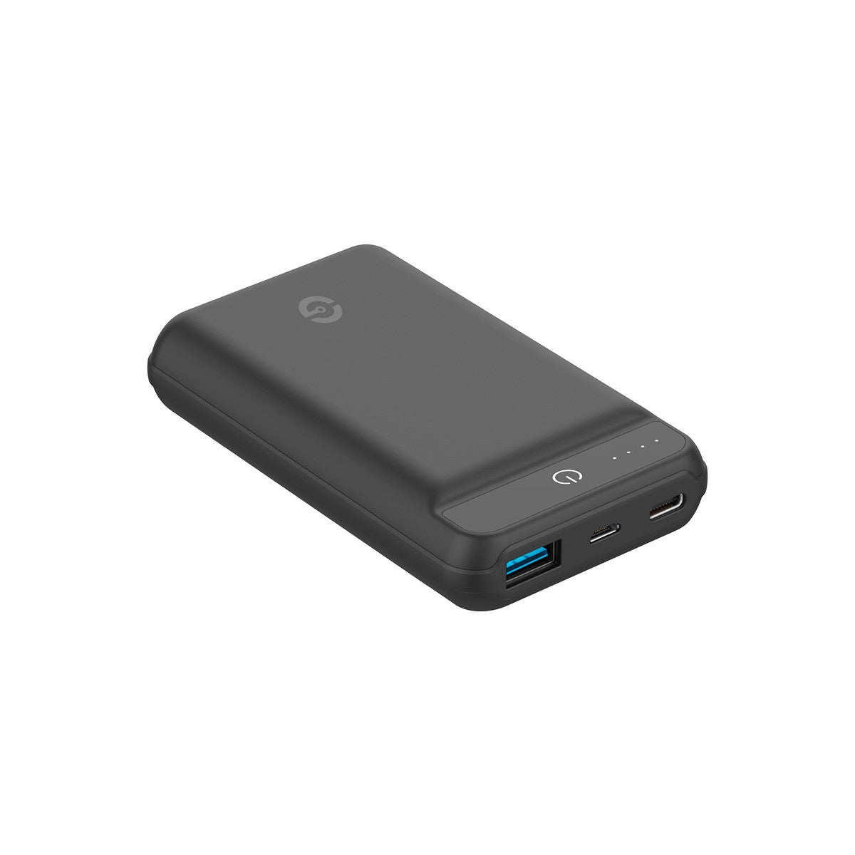 Power Bank Getttech Gcr-16502 Rocket 10000Mah/Qc Carga Rapida Mic Usb Y Tipo C. Negra