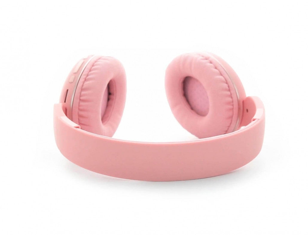 Diadema Getttech Gdj-33201P Joy Bt/Tf/Fm/Aux 250Mah Rev Goma Rosa