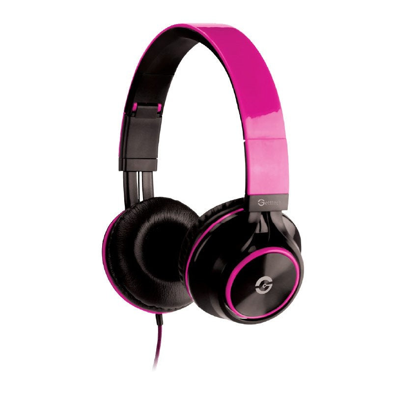 Audífonos Getttech Gh-3100P Rosa Alámbrico 1.2 M