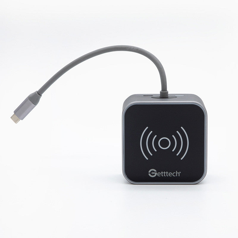 Hub Getttech Tipo C Wireless Ghw-69401 Hdmi/Rj45/Sd/Tf/Usb/3.5Mm