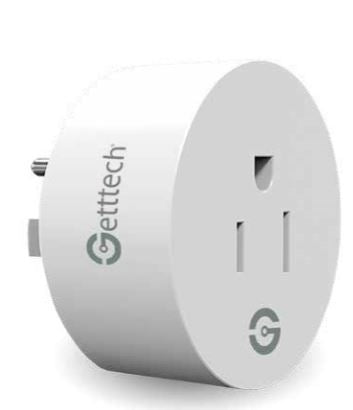 Enchufe Inteligente Getttech Gsw-71002 Inalámbrico Wi-Fi Blanco 110V-125V