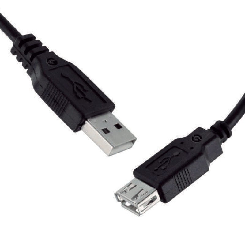 Cable Extensión Getttech Jl-3520 Usb 2.0 A Macho Tipo B A-Extensión Negro 1.5 Mts