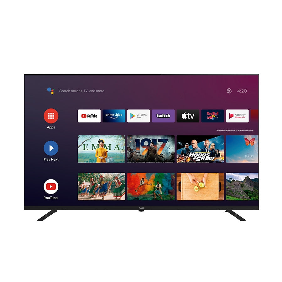 Television Smart Ghia Android Tv Certified 50 Pulg 4K Wifi / Rj45 /3 Hdmi /2 Usb / Rca / Aux 3.5Mm / Optico 60Hz