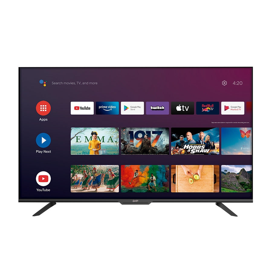 Television Smart Ghia Android Tv Certified 55 Pulg 4K Wifi/ Rj45 /3 Hdmi /2 Usb / Rca / Aux 3.5Mm/ Optico 60Hz