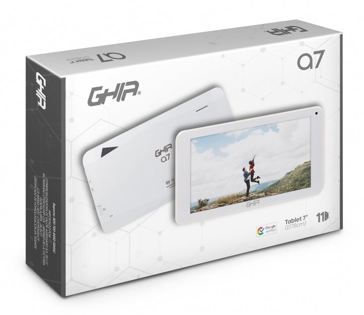 Tablet Ghia 7 A7 Wifi/A133 Quadcore /2Gb Ram/16Gb /2Cam/Wifi/Bluetooth/2100Mah/Android 11 /Blanca