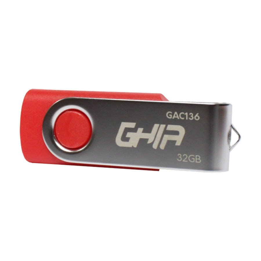 Memoria Ghia Usb 32Gb Usb 2.0 Compatible Con Android/Windows/Mac Color Rojo/Azul/Negro