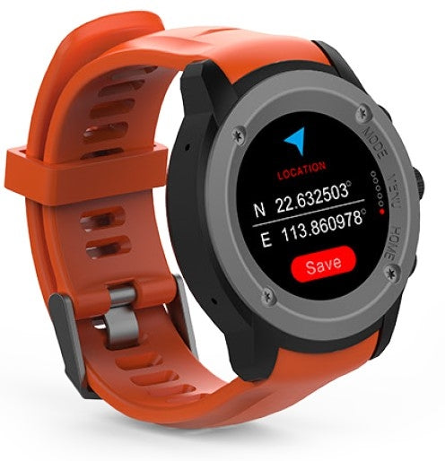 Ghia Smart Watch Draco /1.3 Touch/ Heart Rate/ Bt/ Gps/ Gac-071 / Color Anaranjado