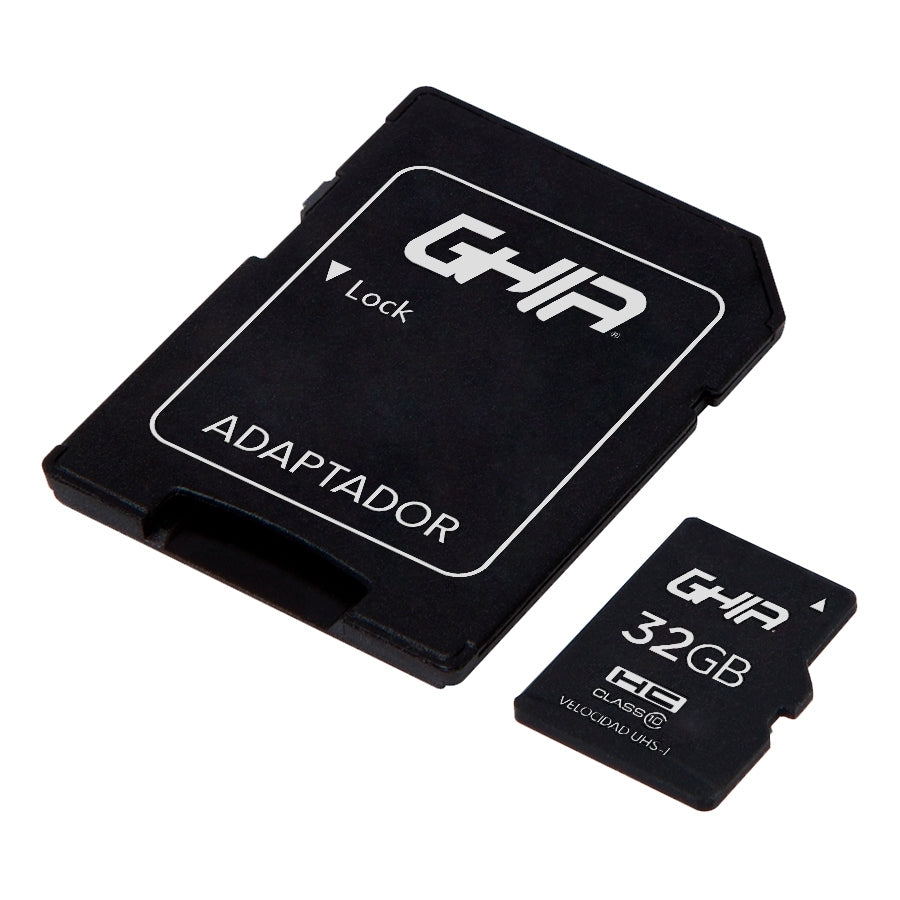 Memoria Ghia 32 Gb Tipo Micro Sd Clase 10 Con Adaptador