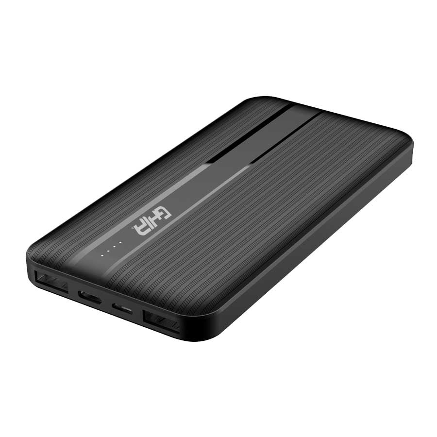 Bateria De Respaldo Ghia Power Bank 10000 Mah Carga Rapida Pd18W Negra