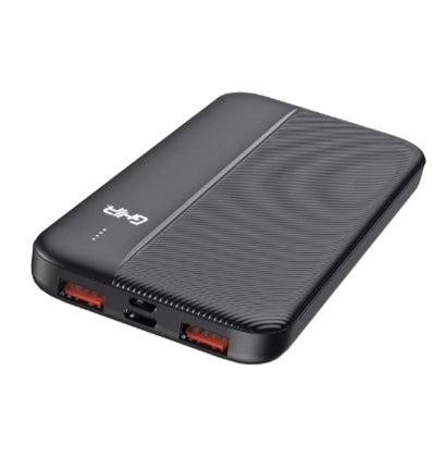 Bateria De Respaldo Ghia Power Bank 10 000 Mah Color Negro