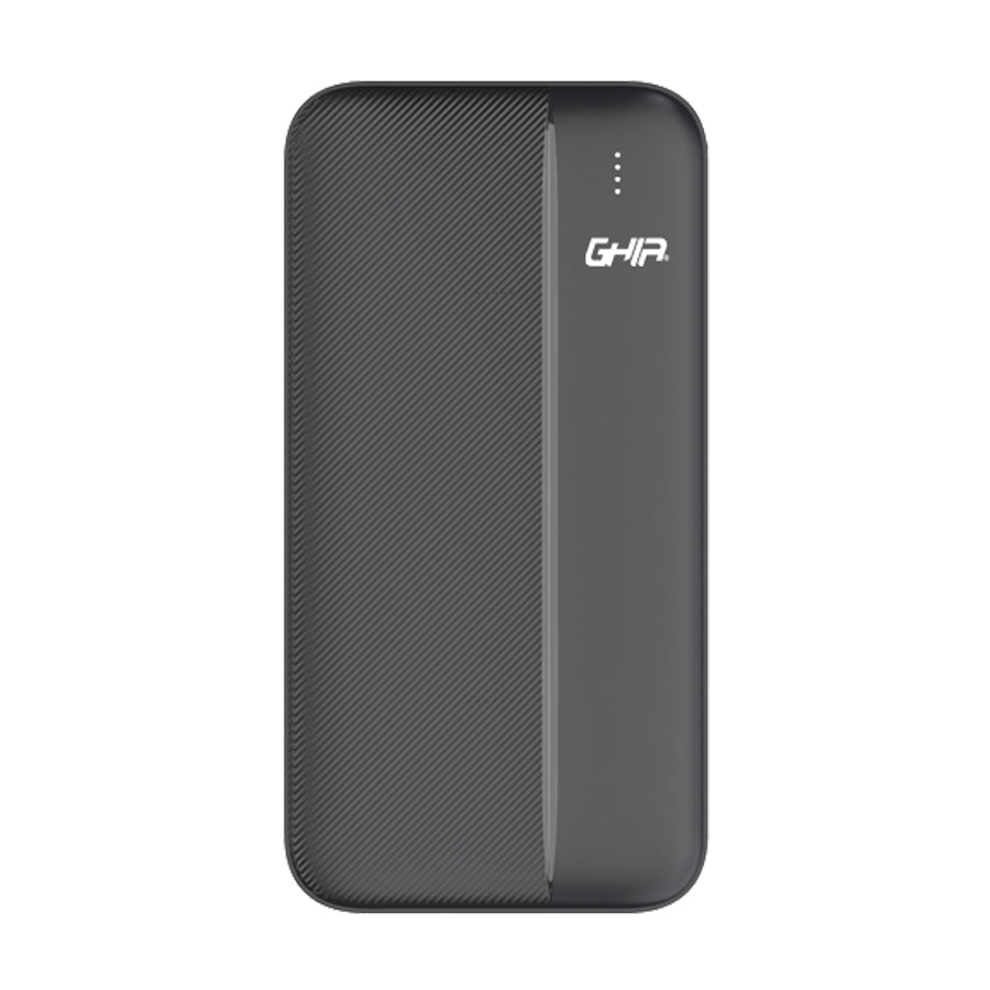 Bateria De Respaldo Ghia Power Bank 20 000 Mah Color Negro