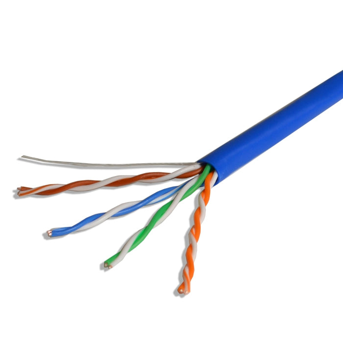 Bobina De Cable Marca Ghia Cat5E Utp Cca Color Azul 24 Awg 305M 1000Ft Certificacion Ce / Rohs