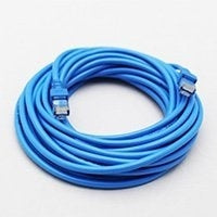 Cable De Red Rj45 Ghia 7.5 Mts 22.5 Pies Patch Cord Cat 5E Utp Azul 100Cobre