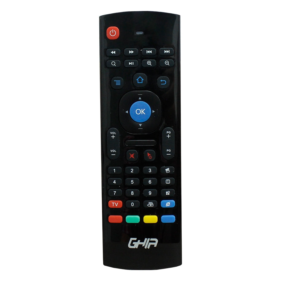 Mini Teclado Inalambrico Compacto Ghia Con Air Mouse Y Control Remoto Ir Para Smart Tv Y Tv Box