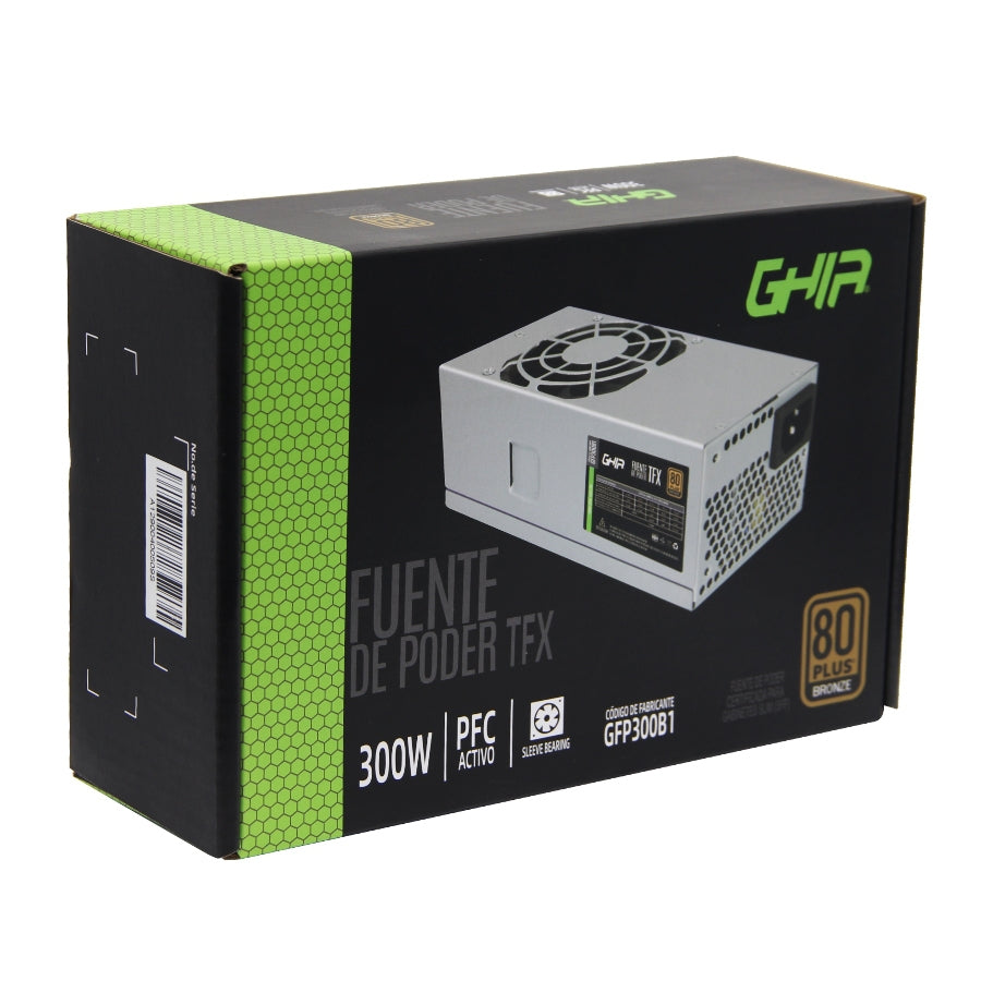 Fuente De Poder 300W 80 Plus Bronze Tfx Para Ghia Frontier Y Compagno