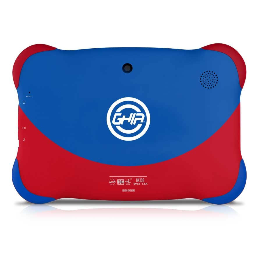 Tablet Ghia 7 Kids/A133 Quadcore/1Gb Ram/16Gb /2Cam/Wifi/Bluetooth/2500Mah/Android 11 Go /Azul