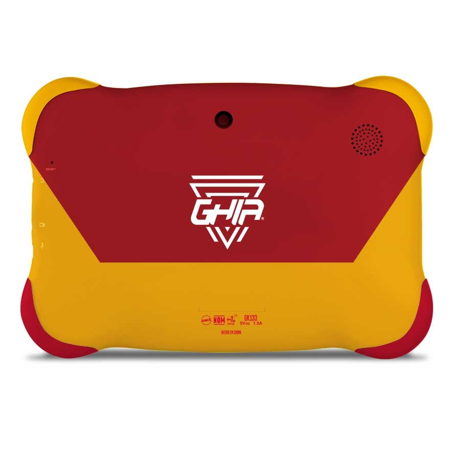 Tablet Ghia 7 Kids/A133 Quadcore/1Gb Ram/16Gb /2Cam/Wifi/Bluetooth/2500Mah/Android 11 Go /Roja