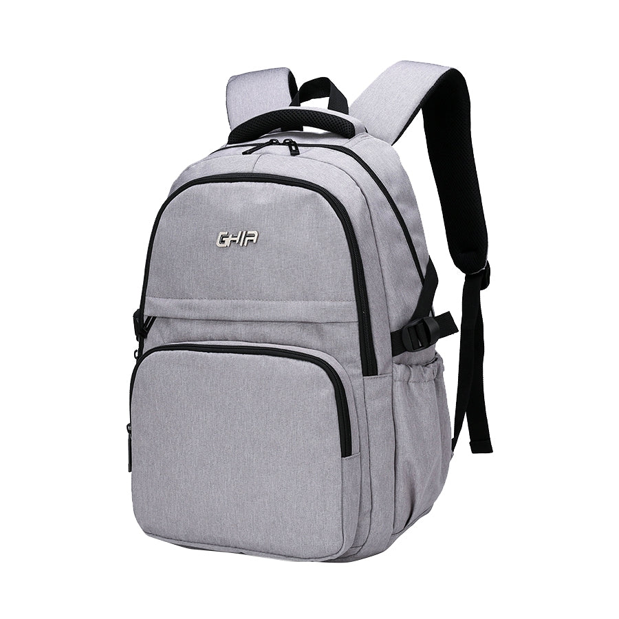 Mochila Ghia De 15.6 Pulgadas Color Gris / 6 Compartimientos