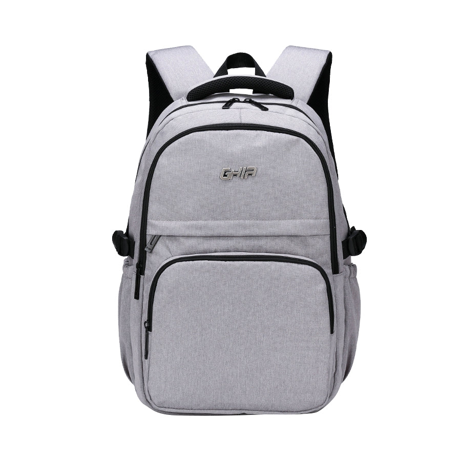 Mochila Ghia De 15.6 Pulgadas Color Gris / 6 Compartimientos