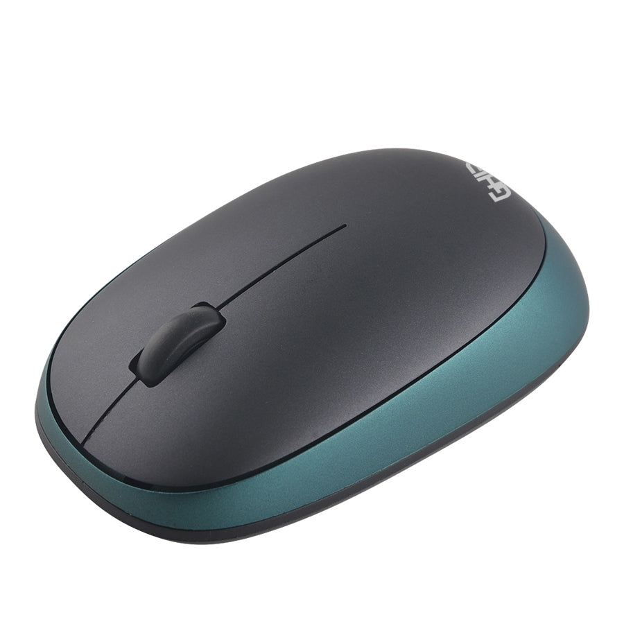 Mouse Inalambrico Basico Ghia Gm150Nv Color Negro/Verde