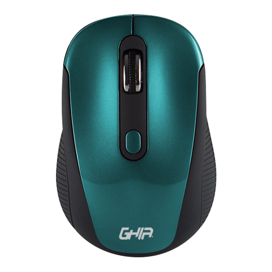 Mouse Inalambrico Basico Ghia Gm200 4 Botones Color Negro