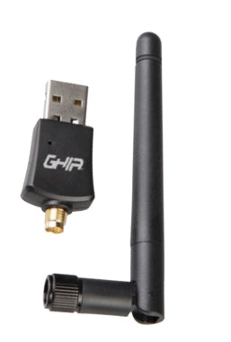 Adaptador De Red Ghia Usb 2.0 Inalambrico 300 Mbps / Alta Velocidad / Con Antena