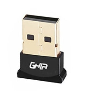 Adaptador Usb Bluetooth Ghia // Usb 2.0 // Bluetooth V5.0 Compatible Con V3.0 / 2.1 / 2.0 / 1.1