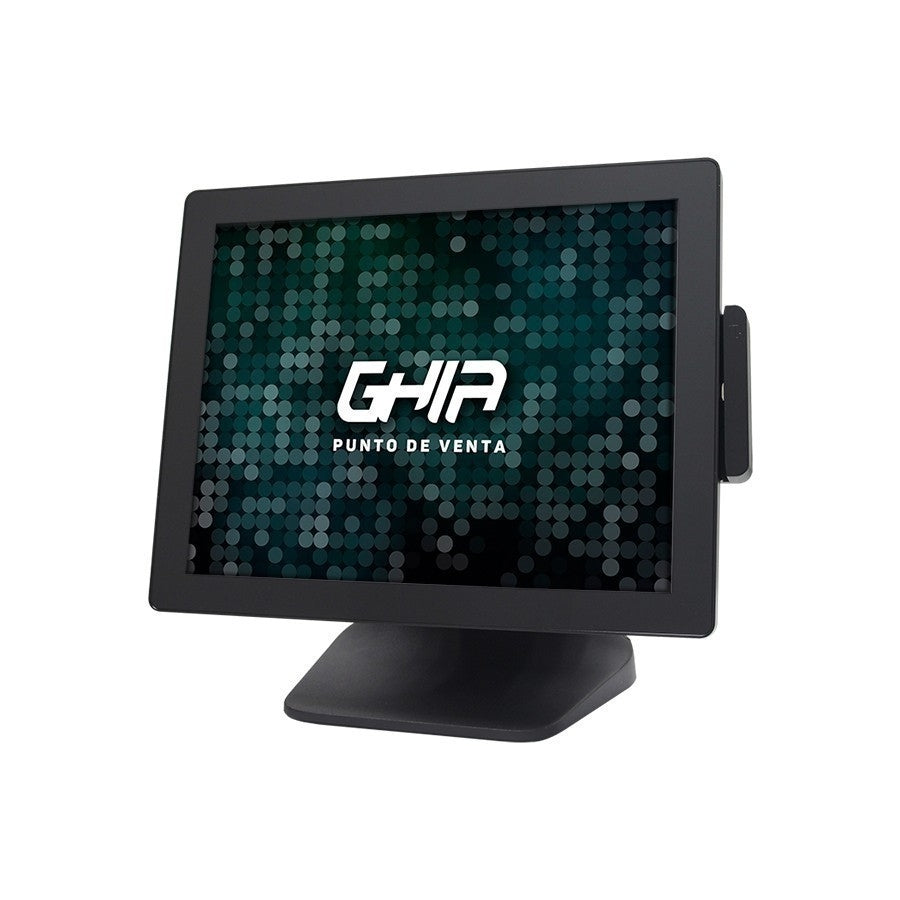 Terminal Pos Punto De Venta Ghia 15 Pulg Touchscreen/J1900/120Gb Almacenamiento/4Gb Ram/Windows 10 Pro