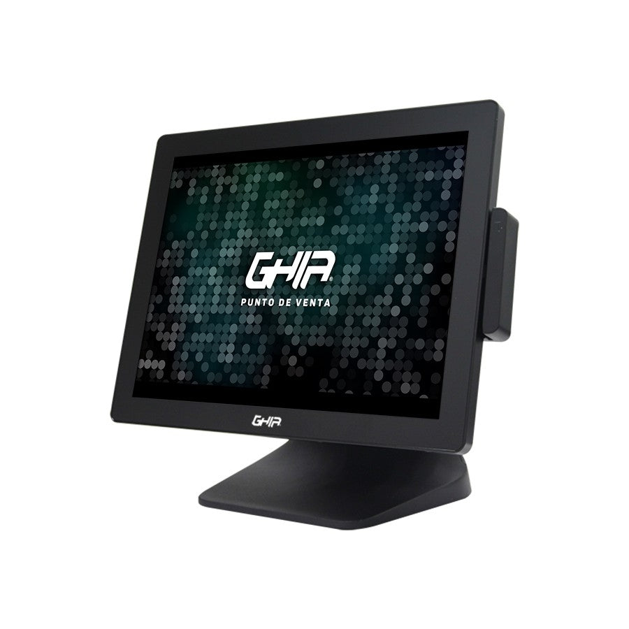 Terminal Pos Punto De Venta Ghia 15 Pulg Touchscreen/J1900/120Gb Almacenamiento/4Gb Ram/Windows 10 Pro