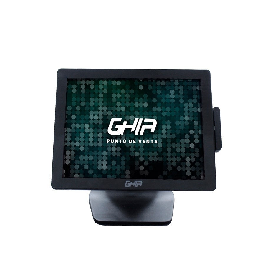 Terminal Pos Punto De Venta Ghia 15 Pulg Touchscreen/J1900/120Gb Almacenamiento/4Gb Ram/Windows 10 Pro